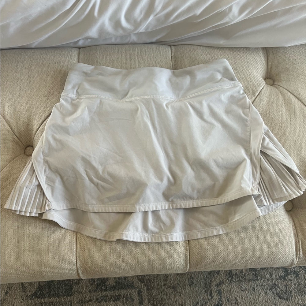 Lululemon White Tennis Skirt